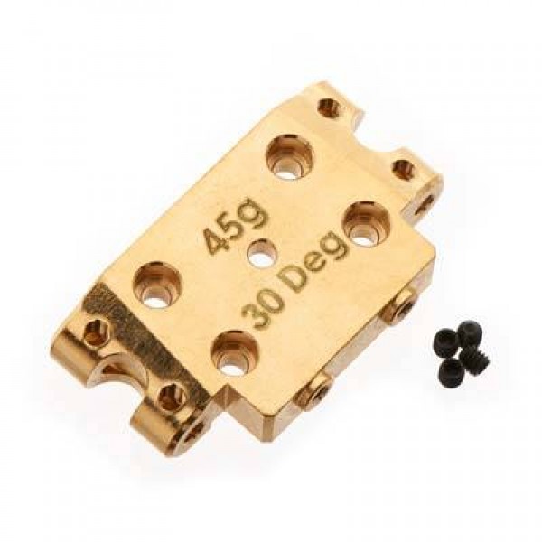 Team Associated Factory Team B5M Brass Bulkhead, 30 deg