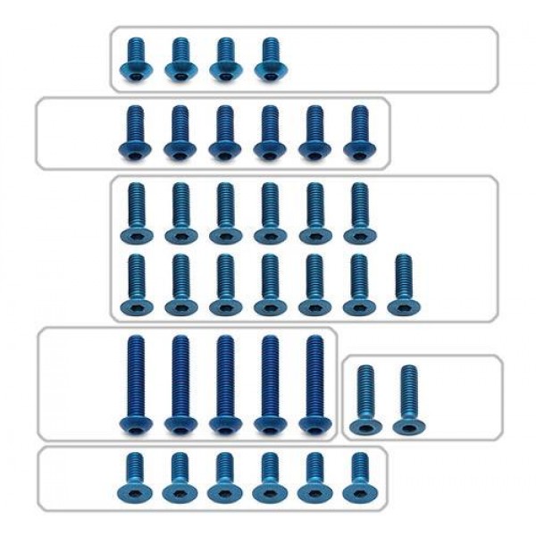 Team Associated Aluminum Factory Team Screw Set