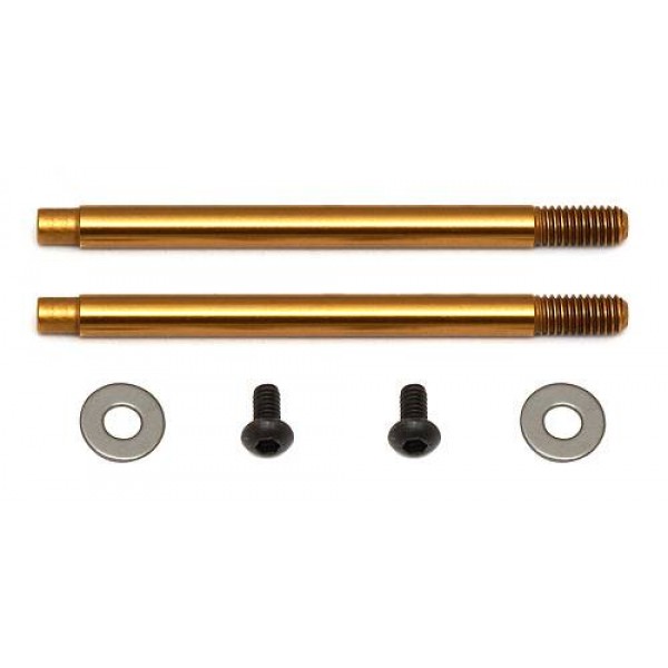 Team Associated 3x21mm Shock Shafts (V2), TiN (2)