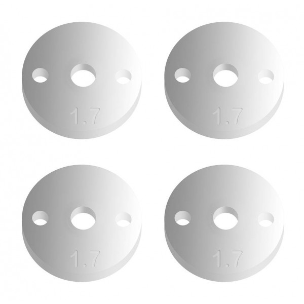 Team Associated Factory Team 12mm Pistons V2, 2x1.7mm, flat (4)