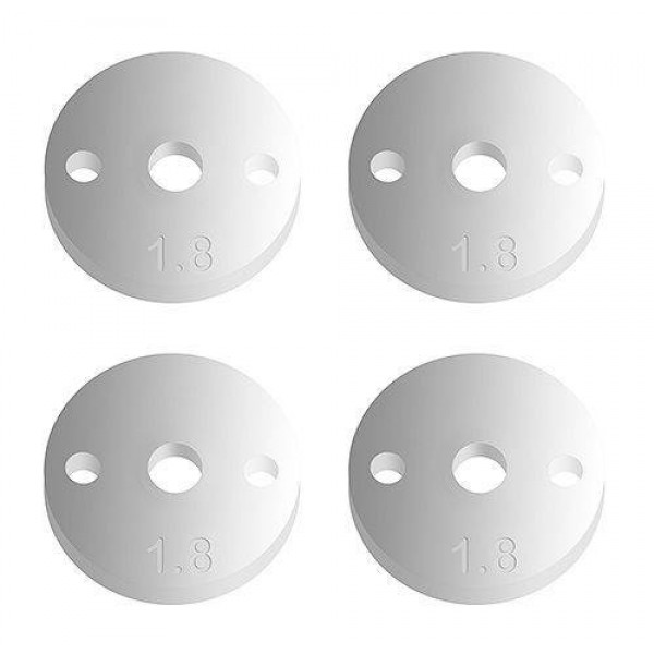 Team Associated FT 12mm Pistons V2, 2x1.8 mm, flat