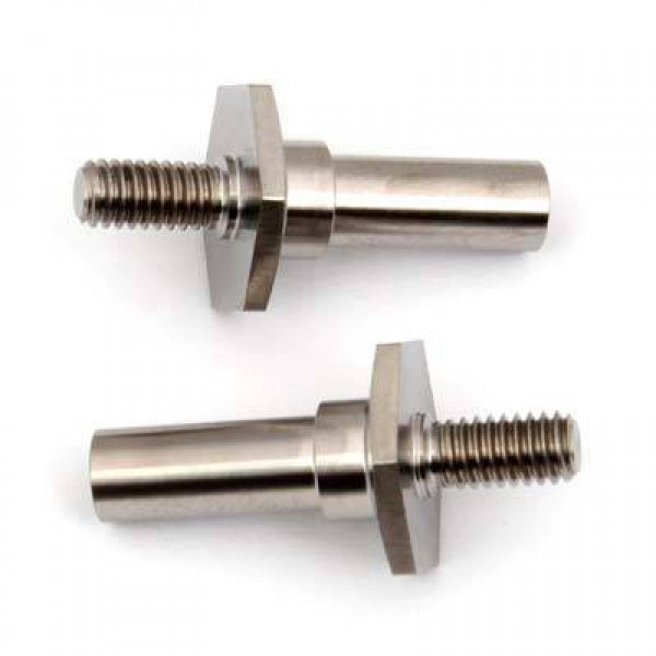 Team Associated B6 Factory Team Titanium Front Axles (2)