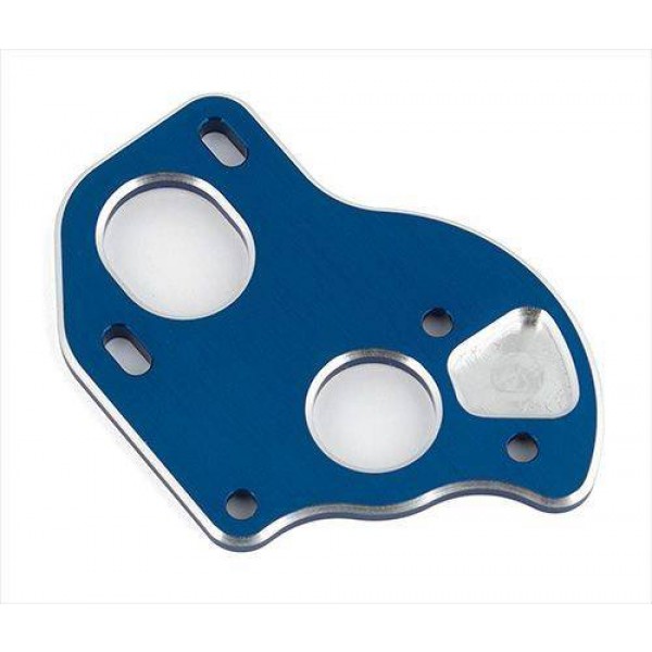 Team Associated Aluminum B6.1 Laydown/Layback Motor Plate, Blue