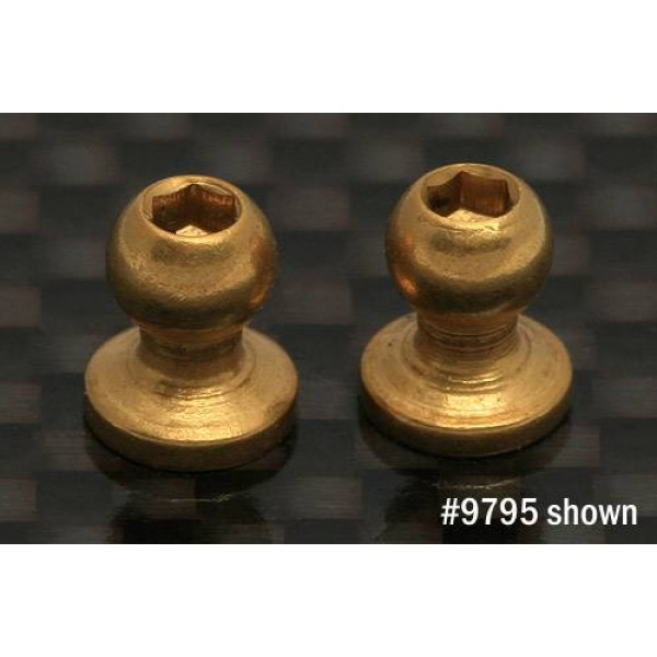 Team Associated Factory Team Ti Nitride Ballstuds 4-40x.20, short neck (2)