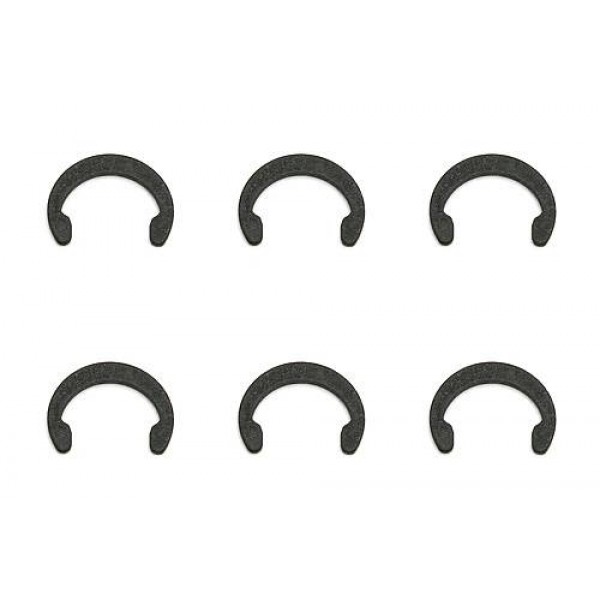 Team Associated C-Clips, 3/16in (6)