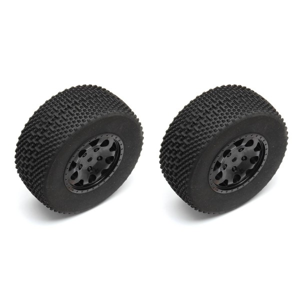 SC10 Hex Wheels/Race Tires, mounted rear