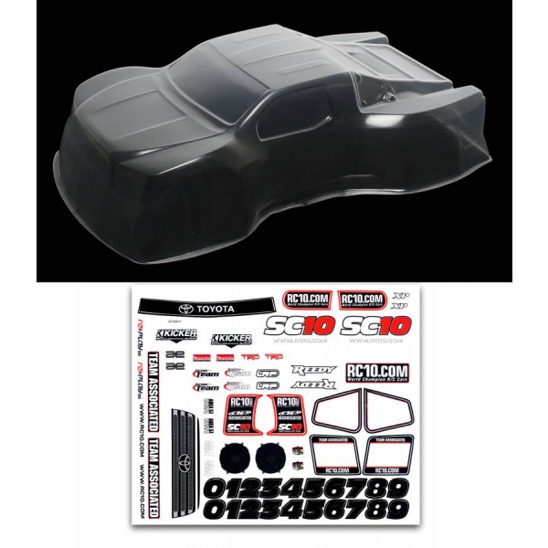 SC10 Toyota Racing Body, clear