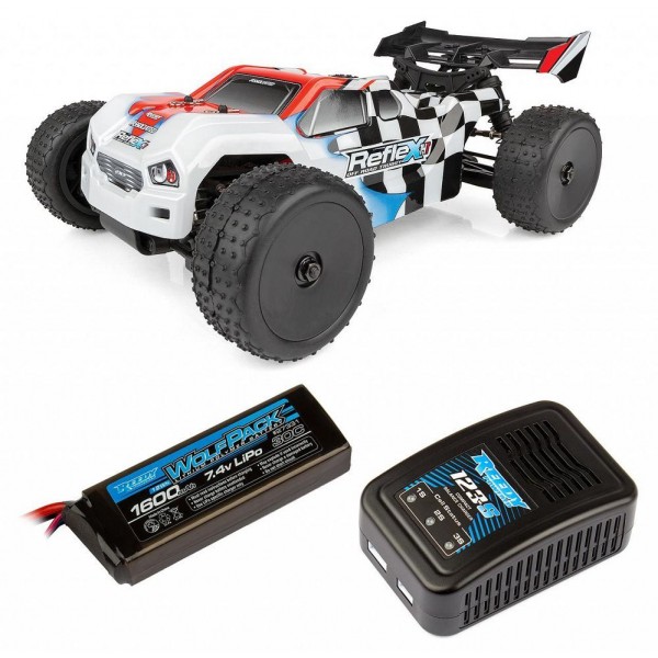 Team Associated REFLEX 14T RTR 1/14 4WD Brushless Truggy Combo