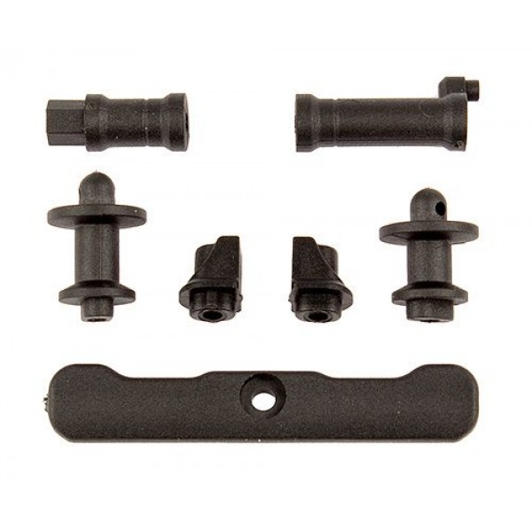 Team Associated Rear Hubs, Caster Blocks, and Inserts Set (2)