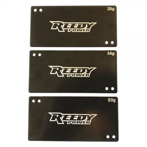 Team Associated Shorty Battery Weight Set (20, 34, 50g)