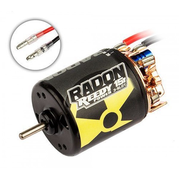 Team Associated Radon 2 3-Slot 4100Kv Brushed Motor, 15T