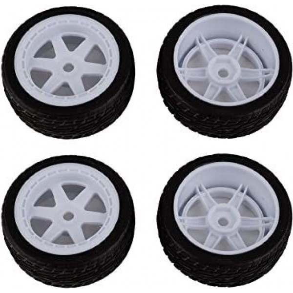 Team Associated Hoonitruck Wheels and Tires, Rubber (Apex 2) (4)