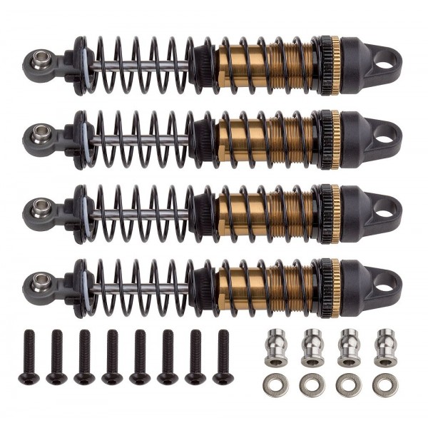 Factory Team Enduro Aluminum Shock Set, 10x90mm (4)