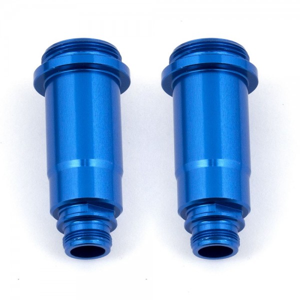 Team Associated Aluminum Shock Bodies, 12x27.5 mm, Front, Blue