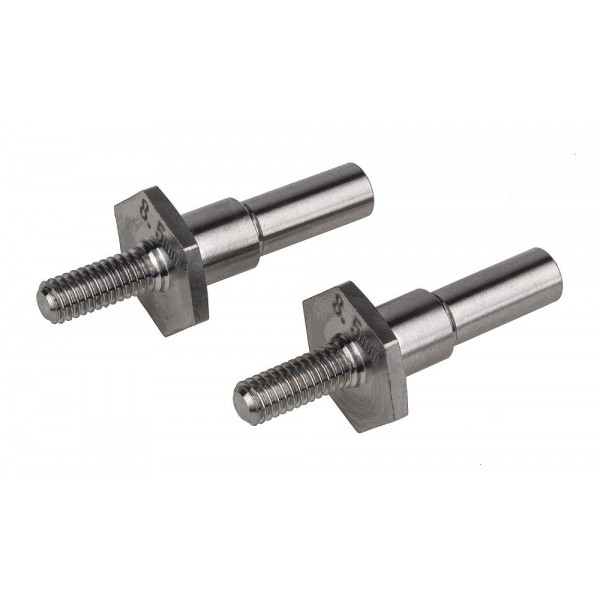 Team Associated RC10T6.1 Factory Team Titanium Front Axles, 8.5mm