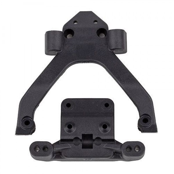 Team Associated Factory Team Angled Carbon Top Plate with Ballstud Mount