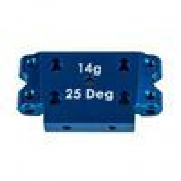 Team Associated DR10 FT Aluminum Front Bulkhead,blue