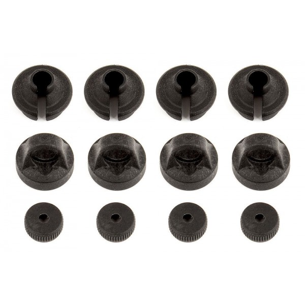 Team Associated Shock Caps and Spring Cups (4)