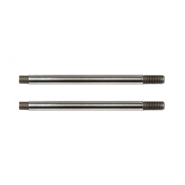 Team Associated FT 3x24mm Shock Shafts V2, chrome (2)