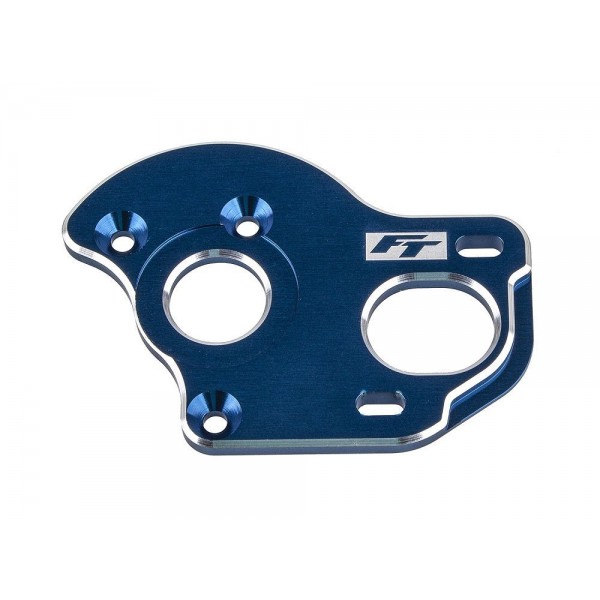Team Associated FT Laydown/Layback Motor Plate, 3.5mm, Blue (RC10B6.1)