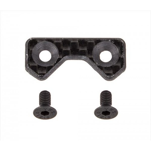 Team Associated FT RC10 One-Piece Front Wing Button, carbon fiber