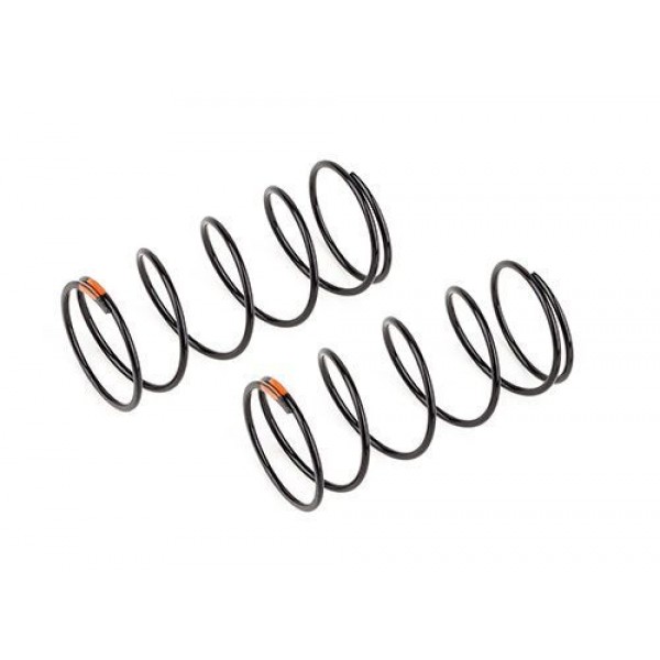 Team Associated 13mm Front Shock Springs, Orange 4.3lb/in, L44, 6.0T, 1.2D