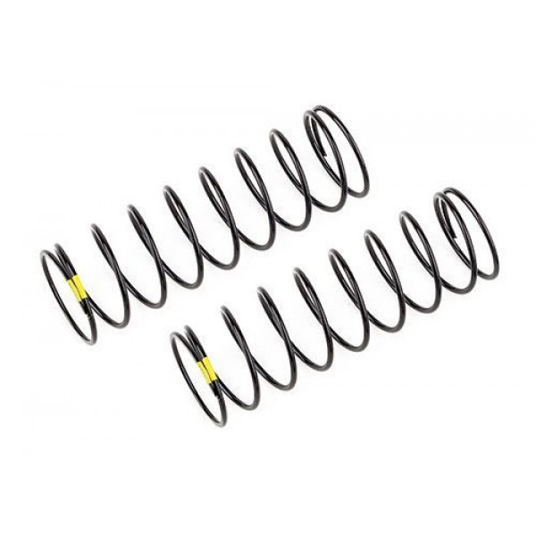 Team Associated 13mm Rear Shock Springs, Yellow 2.3lb/in, L61, 9.5T, 1.2D (2)