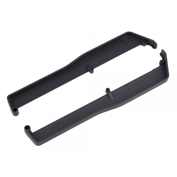 Team Associated RC10B74 FT Side Rails, carbon fiber