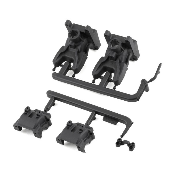 Team Associated RC10B74.2 FT Carbon Front Gearboxes, 0 and 2 Diff Heights