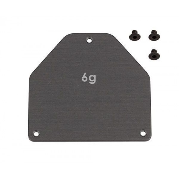 Team Associated FT Aluminum Servo Weight Plate, 6g