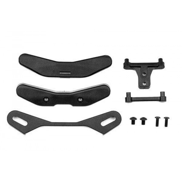 Team Associated RC10B7 Shock Tower Cover And Upper Wing Mount Set