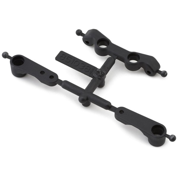 Team Associated RC10B7 Factory Team Carbon Steering Bellcrank and Rack Set