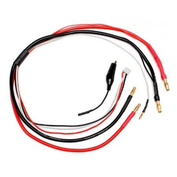 Team Associated 5mm 1S-2S Balance Charge Lead with SP Clip