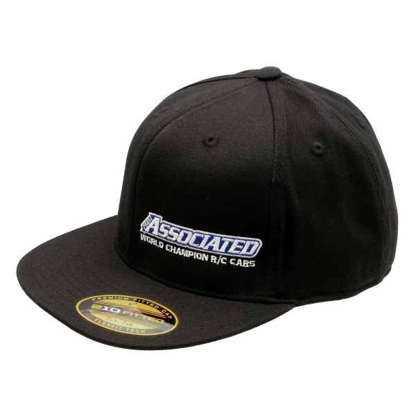Team Associated AE 2012 Hat, flat bill, L/XL, Black