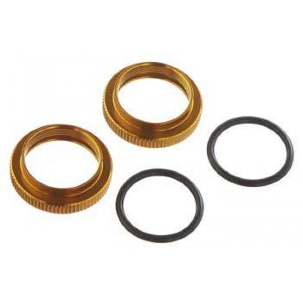 TD330554 Shock Preload Nut Aluminum Gold DEX410V4 (2)