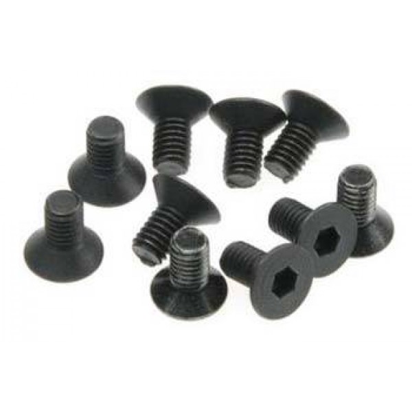 TD704004 Flat Head Hex CS Screw 3x6mm (10)