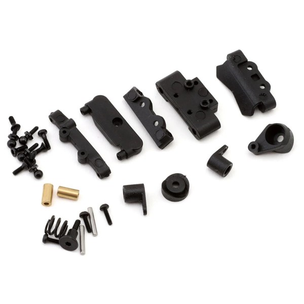 Team Losi Micro-B Bulkhead, Steering Rack & Servo Saver Set