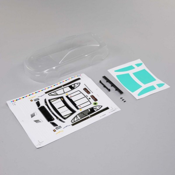 Team Losi 2024 1/12 Nascar Chevy Camaro Body, Clear