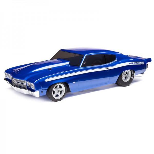 Team Losi 1/16 1970 Chevelle 2WD Mini No Prep Drag Car, Blue