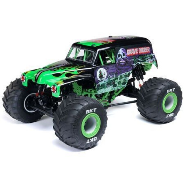 Team Losi LMT 2.0: 4wd Solid Axle Monster Truck RTR - Grave Digger