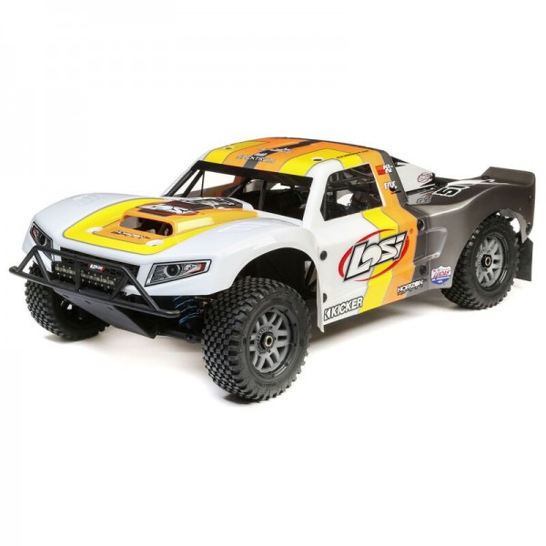 Losi 5IVE-T 2.0 V2 1/5 4wd Gas powered Bind-N-Drive SCT: Gray/Orange/White
