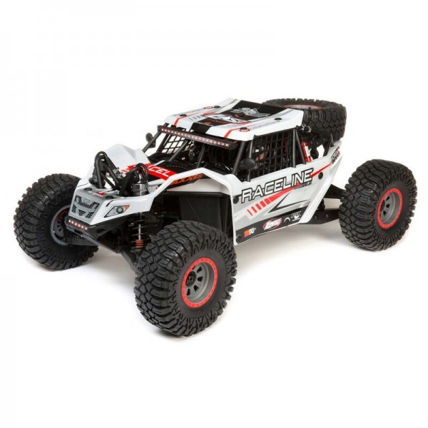 Team Losi Super Rock Rey: 1/6 4WD Elec Rock Racer, RTR White