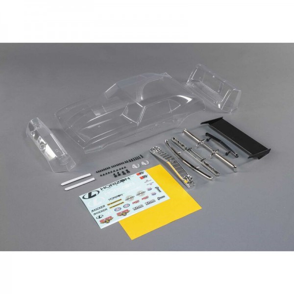 Team Losi 69 Camaro Body Set, Clear: 22S Drag