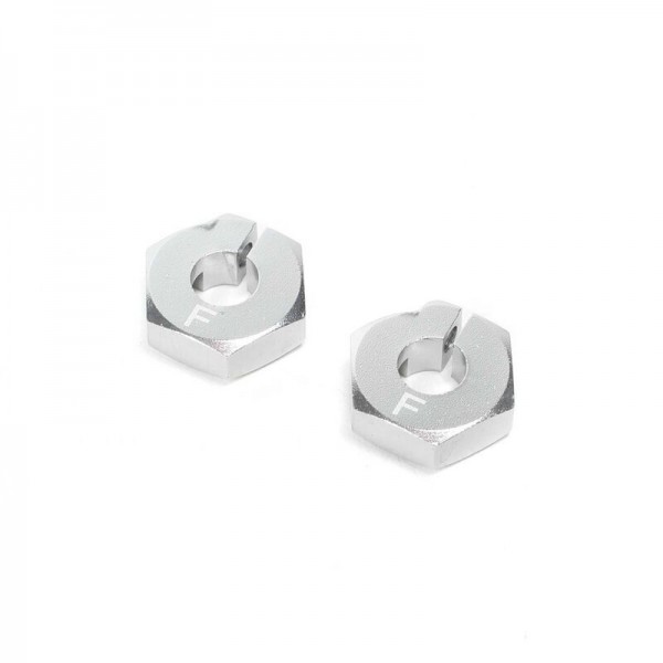 Team Losi Clamping Front Wheel Hexes, Aluminum: 22S