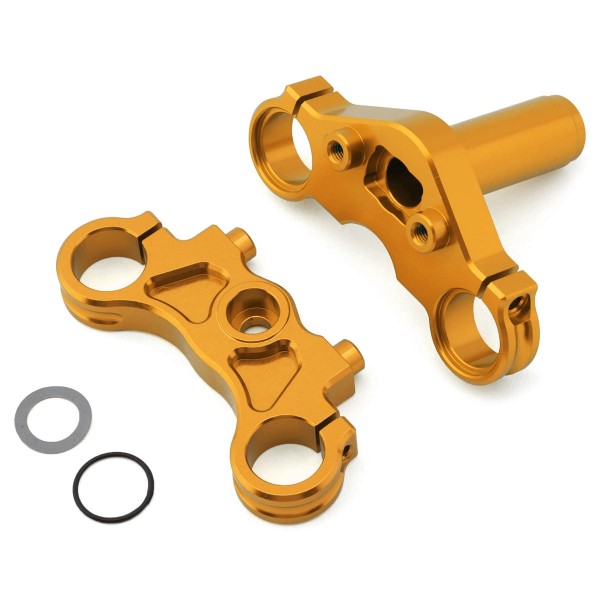 Losi Promoto-MX Aluminum Triple Clamp Set (Gold)