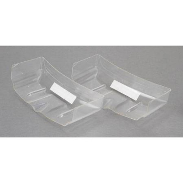 TLR Clear 6.5" Medium Downforce Wing, Precut