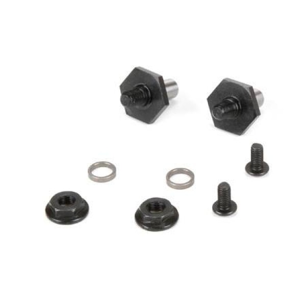 Front Axle Set, 12mm Hex: 22 3