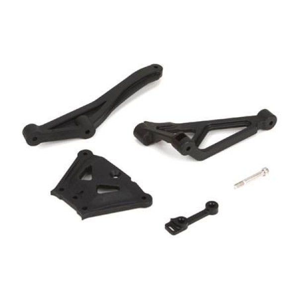 TLR Chassis Braces, Top Plate for 8E 3.0