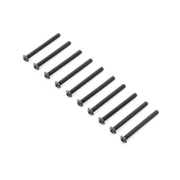 TLR ButtonHead Screws, M5x50mm (10)