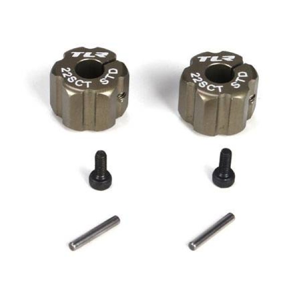 TLR Rear Hex, Standardd Width, Aluminum (22SCT)